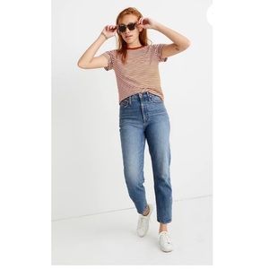 Madewell Classic Straight Jeans in Light Wash